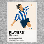 Benito Carbone Sheffield Wednesday Icon Frame — Gray