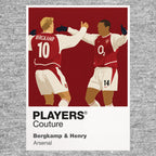 Bergkamp & Henry Arsenal Icon Frame Men's Hoodie