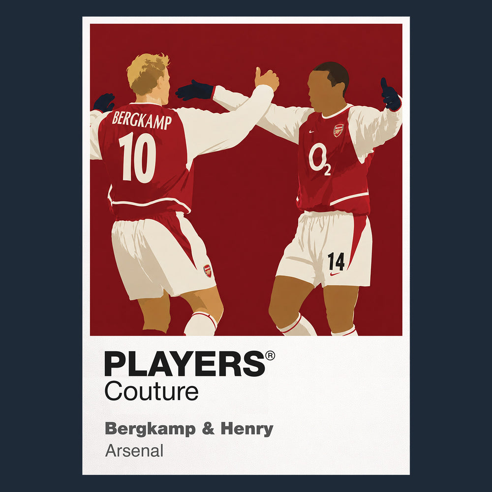 Bergkamp & Henry Arsenal Icon Frame Men's Hoodie