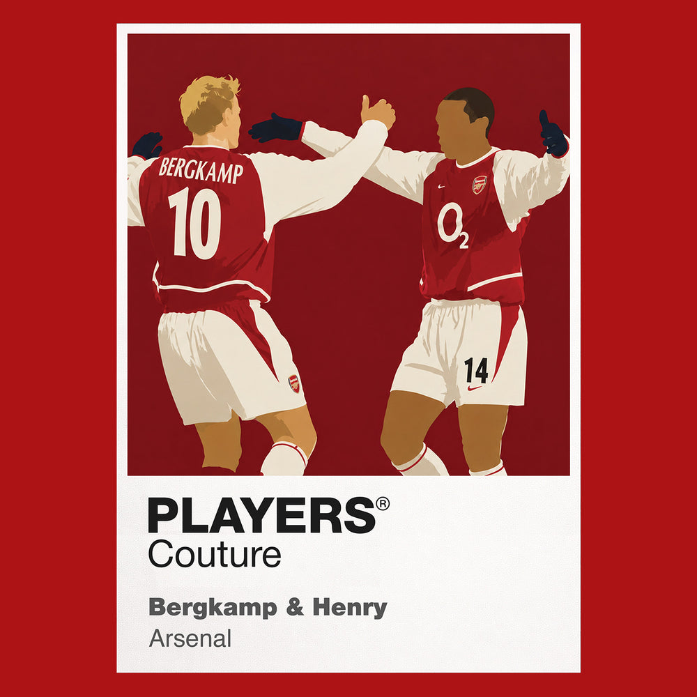 Bergkamp & Henry Arsenal Icon Frame Men's Hoodie