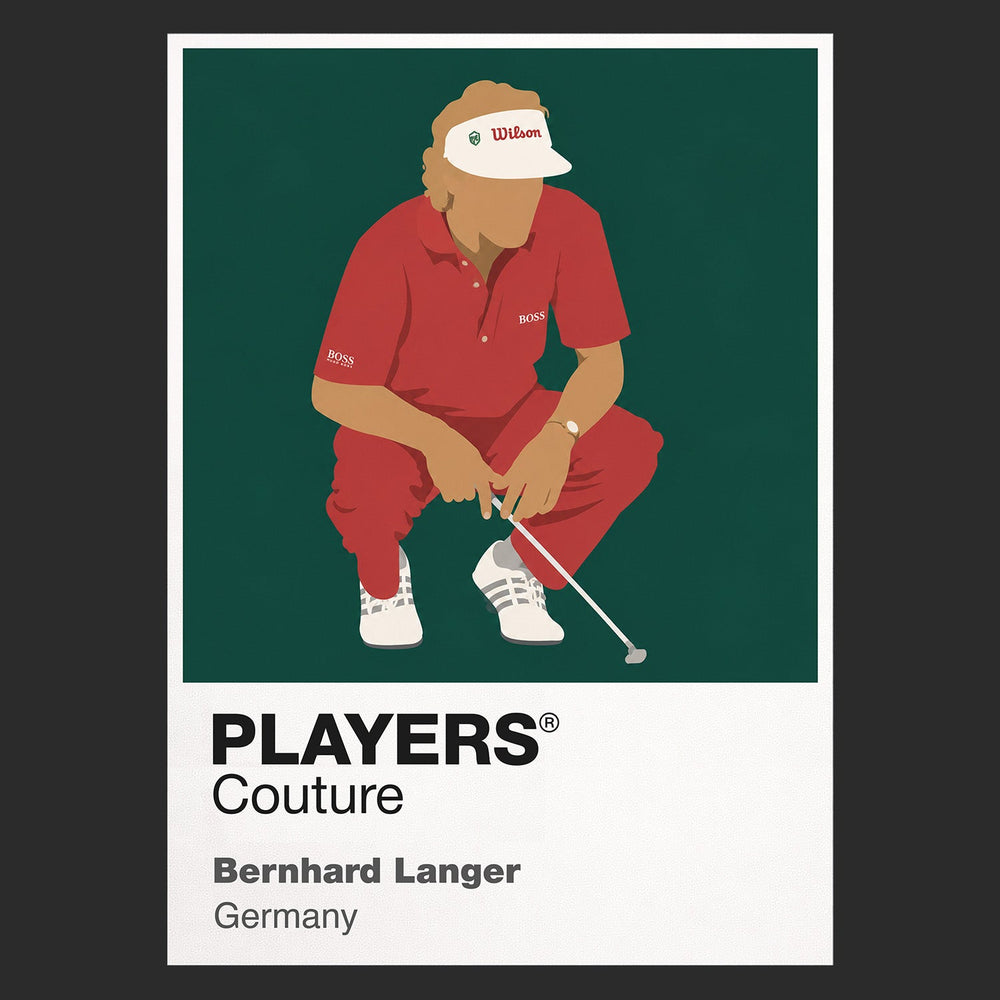 Bernhard Langer Golf Icon Frame Men's Polo Shirt