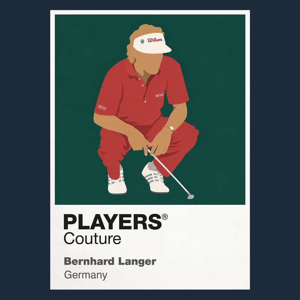 Bernhard Langer Golf Icon Frame Men's Polo Shirt