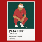 Bernhard Langer Golf Icon Frame Men's Polo Shirt