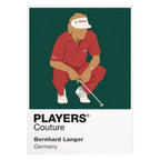 Bernhard Langer Golf Icon Frame Men's Polo Shirt
