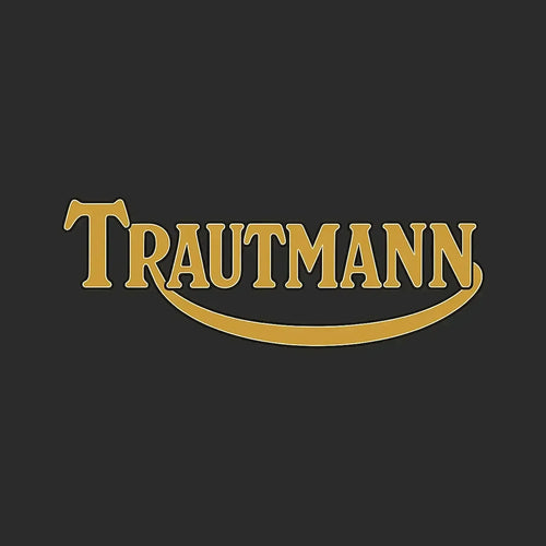 Bert Trautmann Logo Men's Hoodie – black close-up detail shot of the Bert Trautmann Players Couture logo design