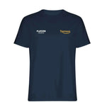 Bert Trautmann t-shirt – navy men's t-shirt featuring the Bert Trautmann Players Couture logo