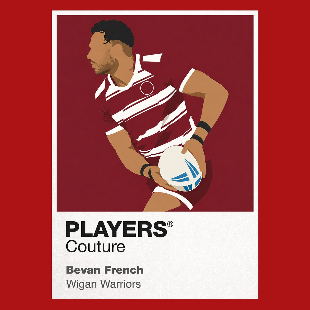 Bevan French Wigan Warriors rugby league hoodie red