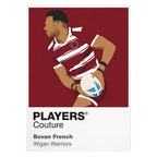 Bevan French Wigan Warriors rugby league T-shirt white