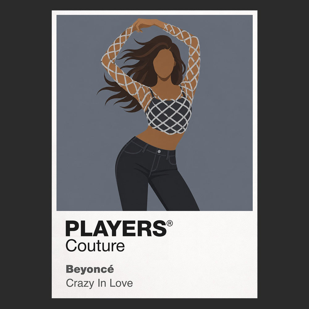 Beyoncé Beyoncé's disciplined performance silhouette and fashion-led album eras Icon Frame artwork in black
