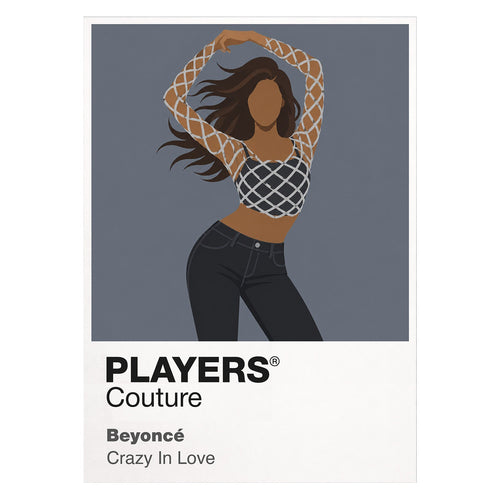 Beyoncé Beyoncé's disciplined performance silhouette and fashion-led album eras Icon Frame artwork on white