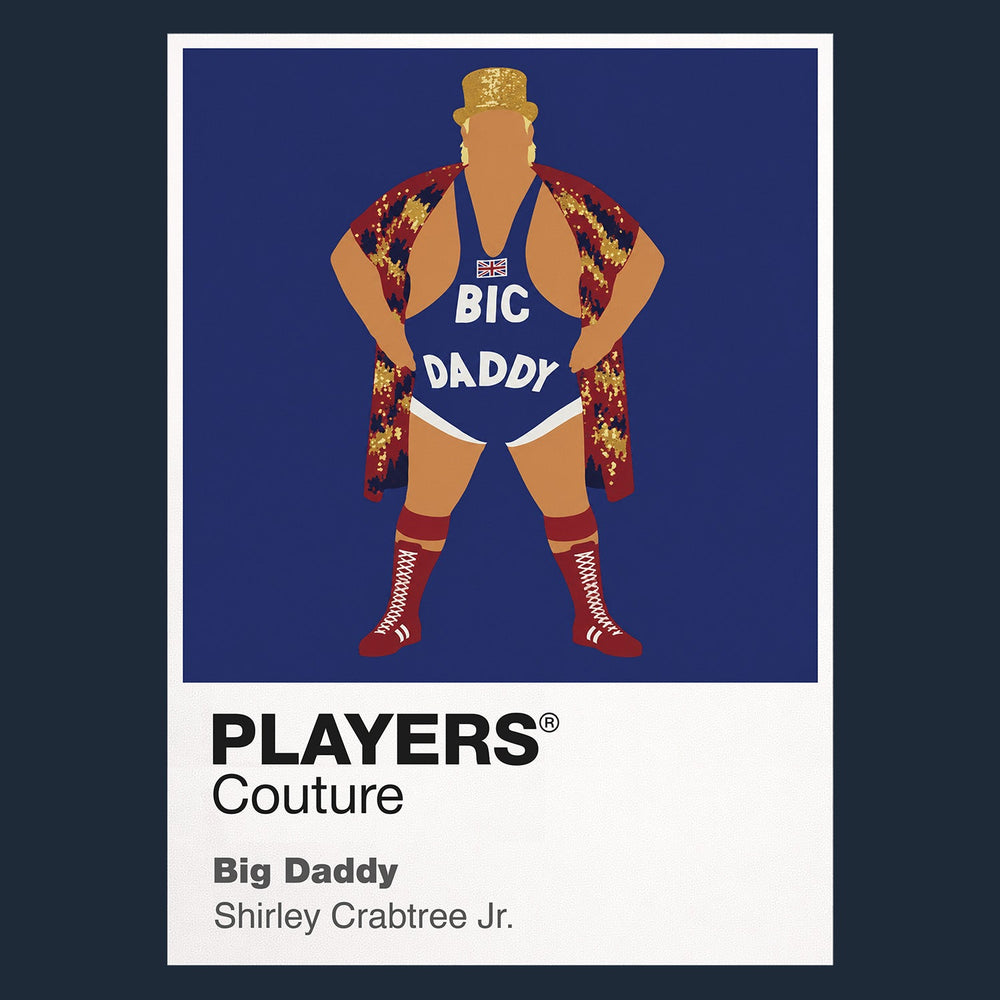 Big Daddy Wrestling Icon Frame Men's T-Shirt