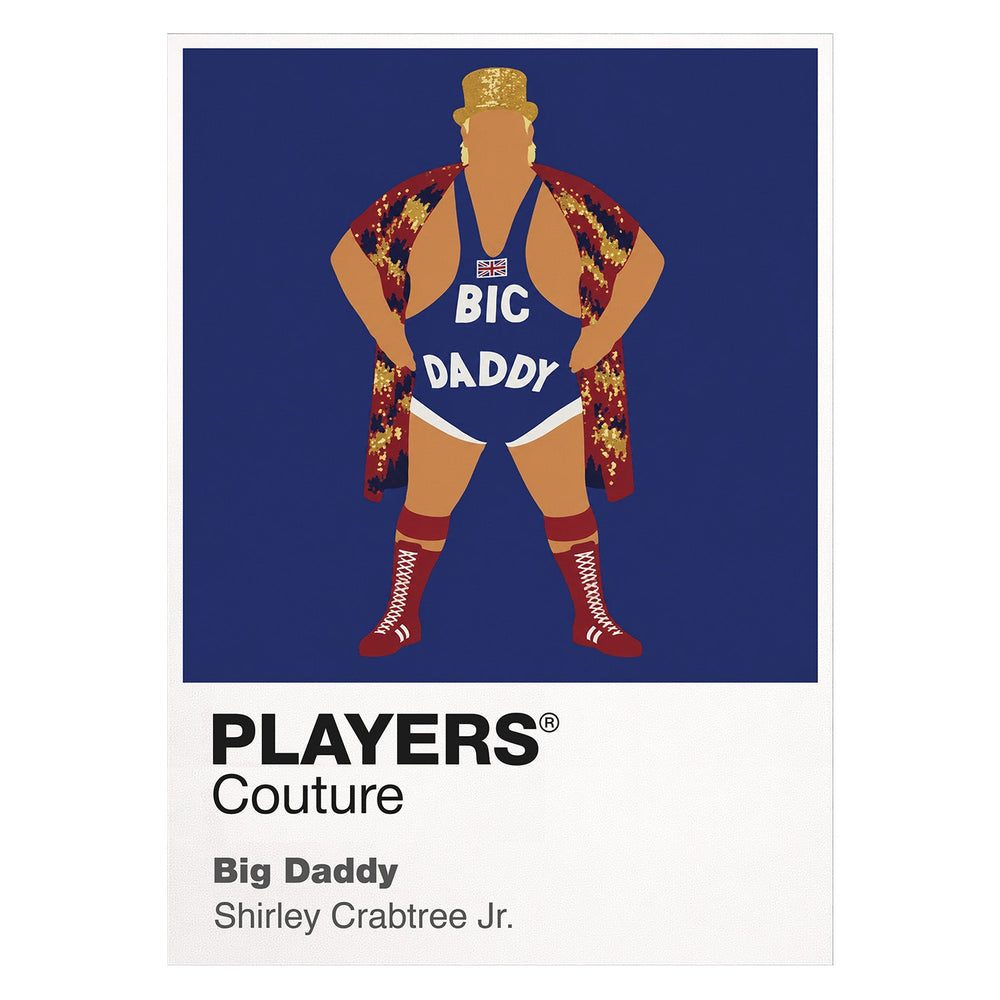 Big Daddy Wrestling Icon Frame Men's T-Shirt