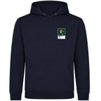 Bill Russell Celtics Basketball Icon Frame Men's Hoodie - Navy