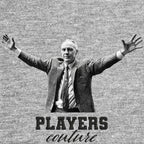 Bill Shankly Embrace Badge Men's Hoodie – close-up detail shot of the Bill Shankly Embrace Players Couture logo design