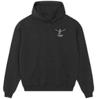 Bill Shankly Embrace hoodie – black men's hoodie featuring the Bill Shankly Embrace Players Couture logo