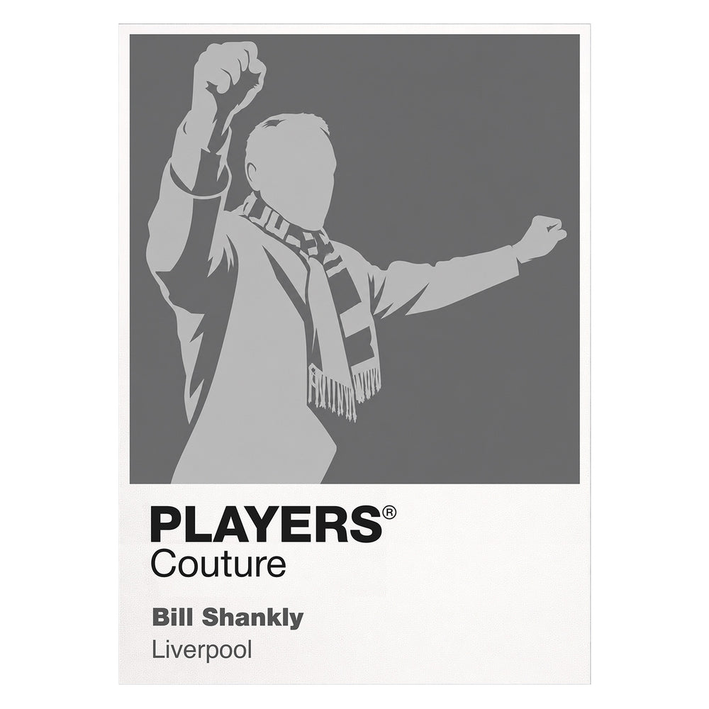 Bill Shankly Liverpool Icon Frame — White