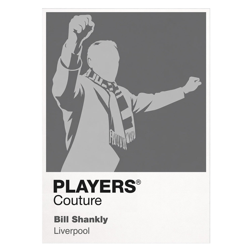 Bill Shankly Liverpool Icon Frame — White