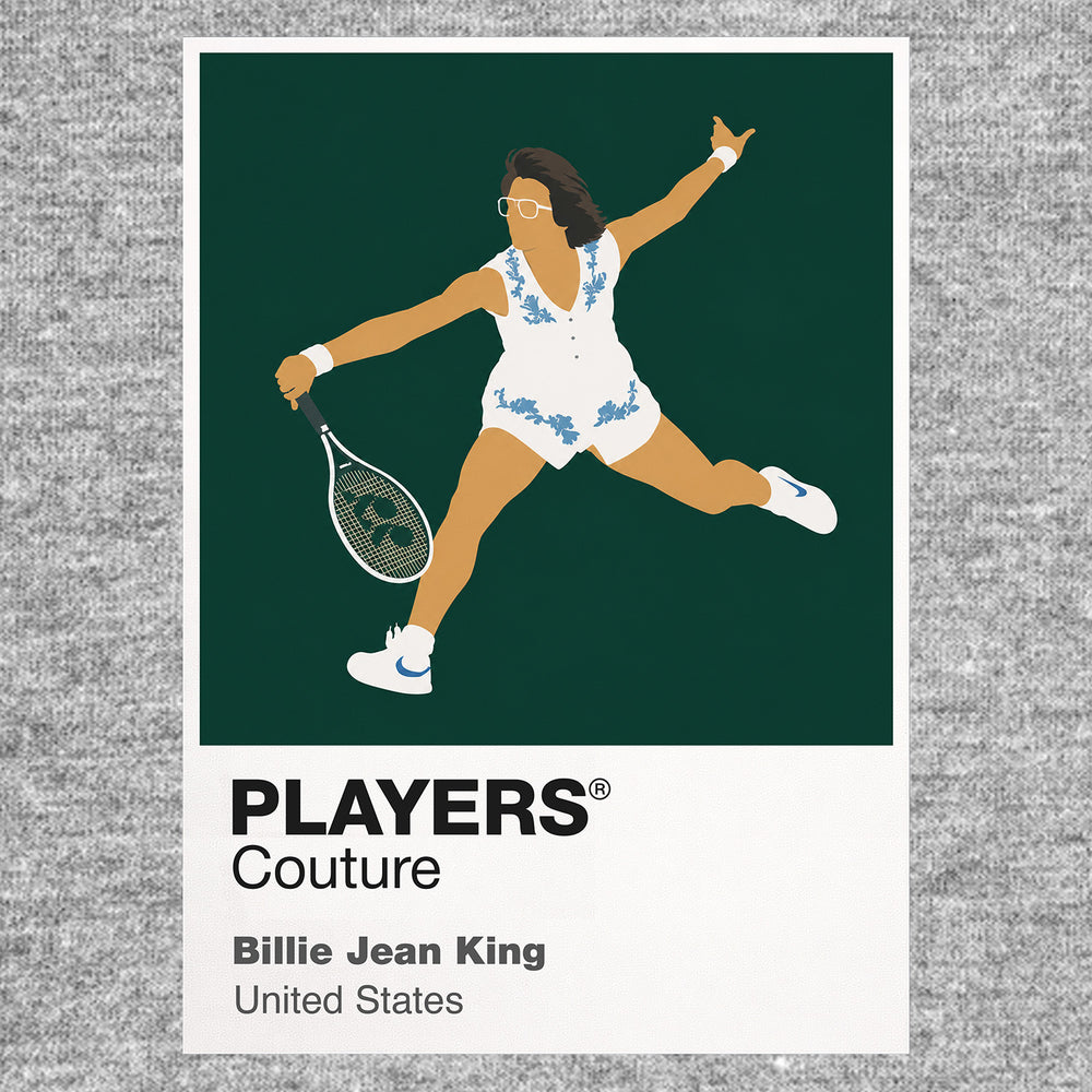 Billie Jean King Tennis Icon Frame Men's T-Shirt