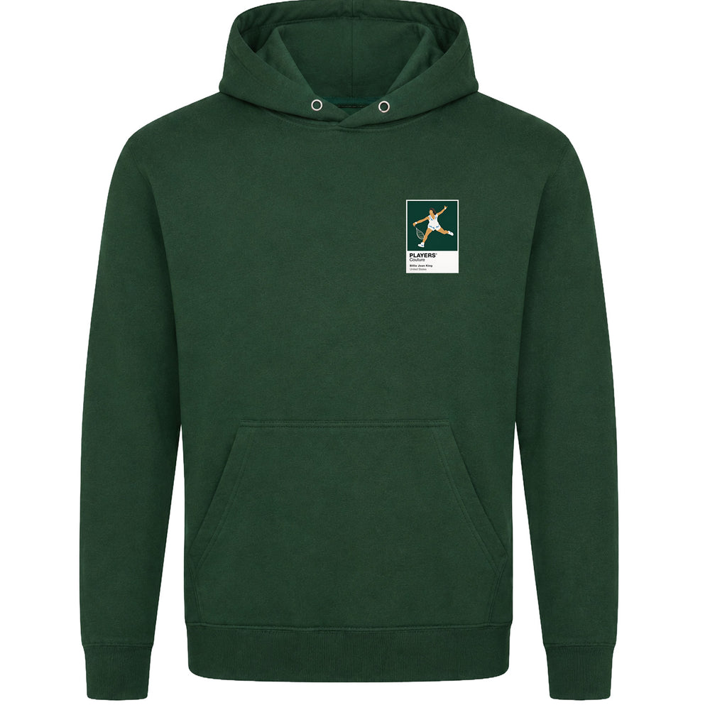 Billie Jean King Tennis Icon Frame Men's Hoodie