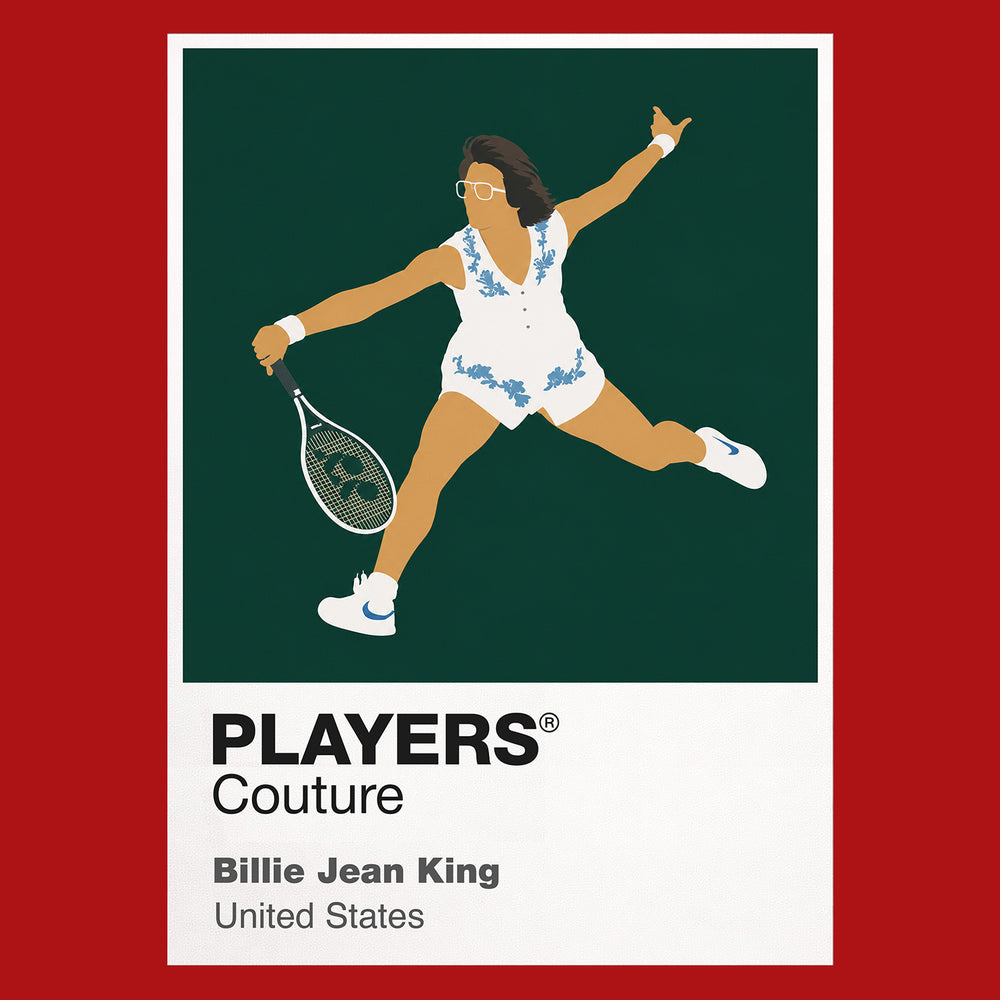 Billie Jean King Tennis Icon Frame Men's T-Shirt