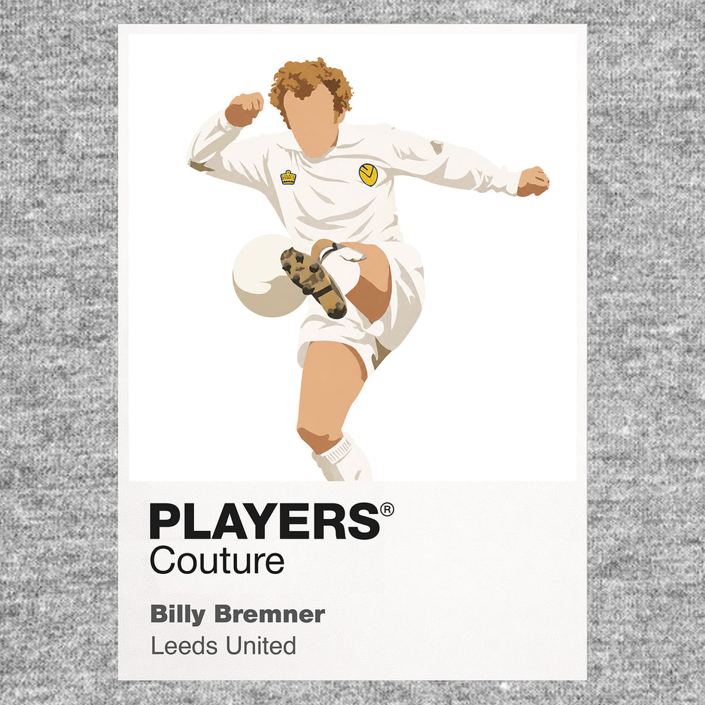 Billy Bremner Leeds United Icon Frame — Gray