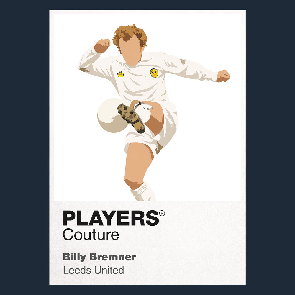 Billy Bremner Leeds United Icon Frame — Navy