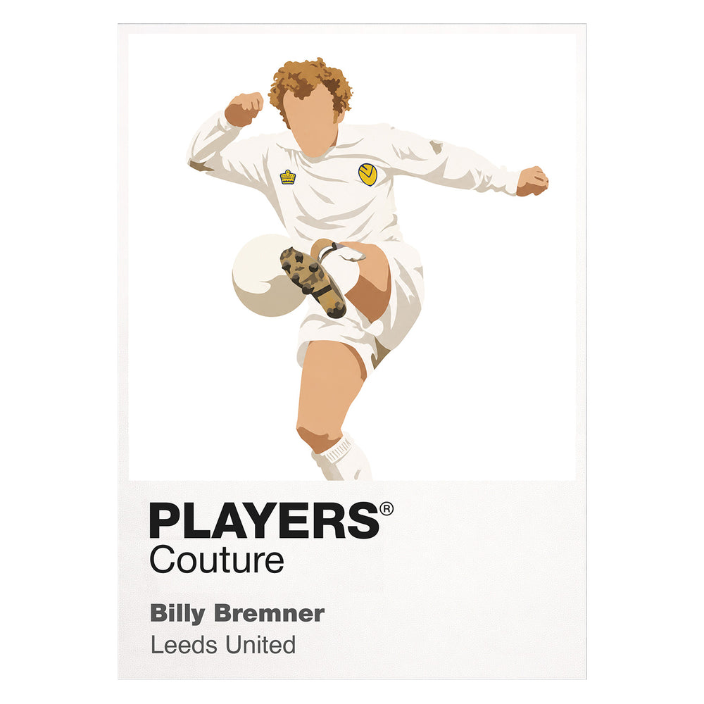 Billy Bremner Leeds United Icon Frame — White
