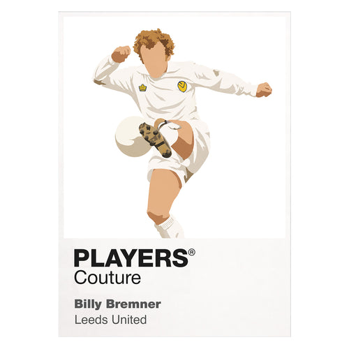 Billy Bremner Leeds United Icon Frame — White