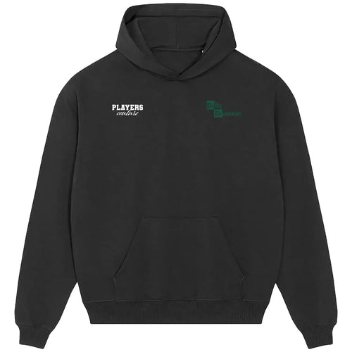 Billy Bremner hoodie – black men's hoodie featuring the Billy Bremner Players Couture logo