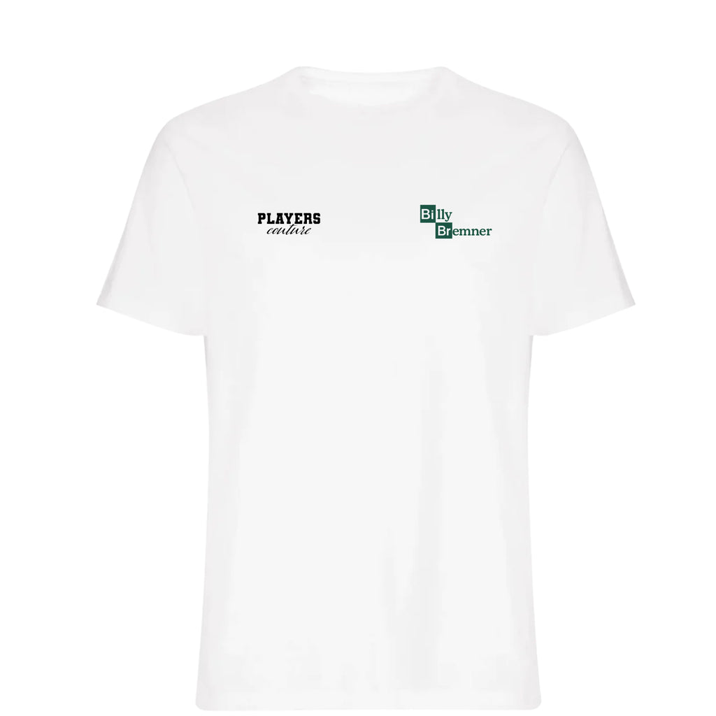 Billy Bremner Logo Players Couture Mens T-Shirt White