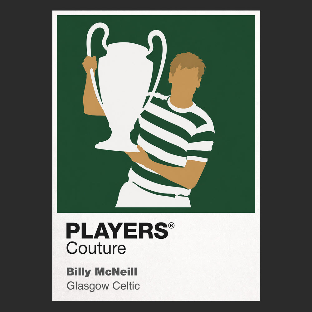 Billy McNeill Celtic Icon Frame — Black