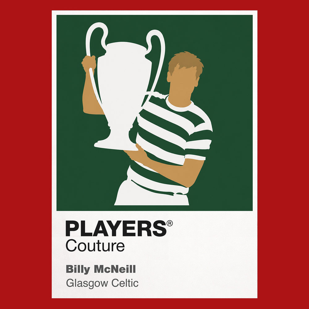Billy McNeill Celtic Icon Frame — Red