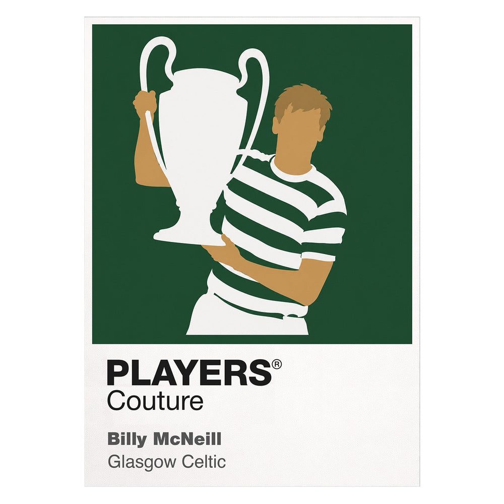 Billy McNeill Celtic Icon Frame — White
