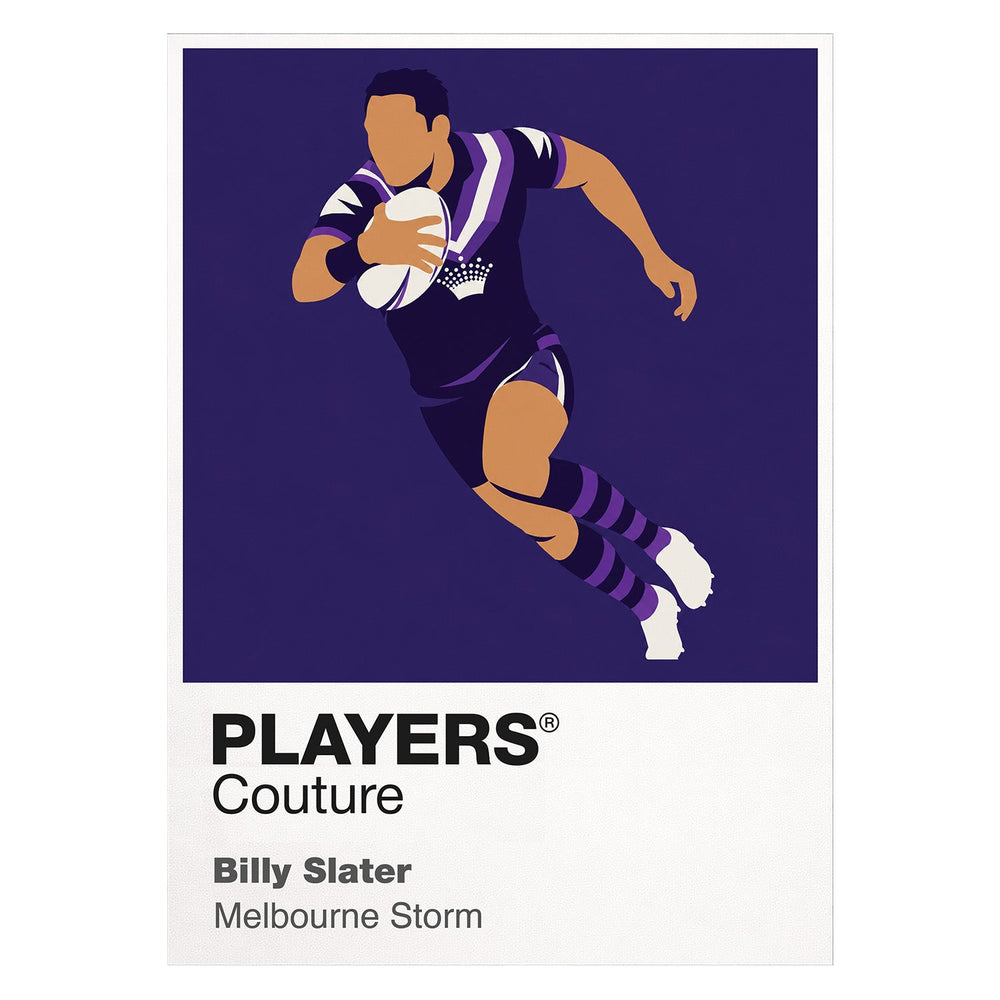 Billy Slater Melbourne Storm rugby league hoodie white