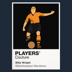 Billy Wright Wolves Icon Frame — Navy