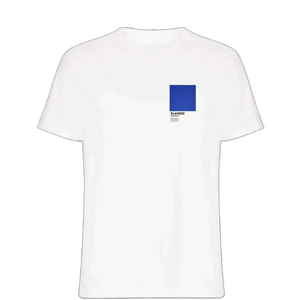 Birmingham City t-shirt – white men's t-shirt featuring the Birmingham City Players Couture logo