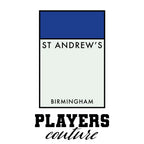 Birmingham City t-shirt – white men's t-shirt with black Birmingham City letters and Players Couture logo on the chest