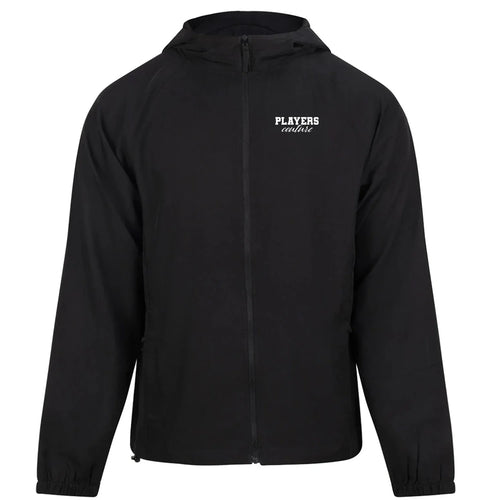 Essentials Collection hoodie – black men's hoodie with white Essentials Collection letters and Players Couture logo on the