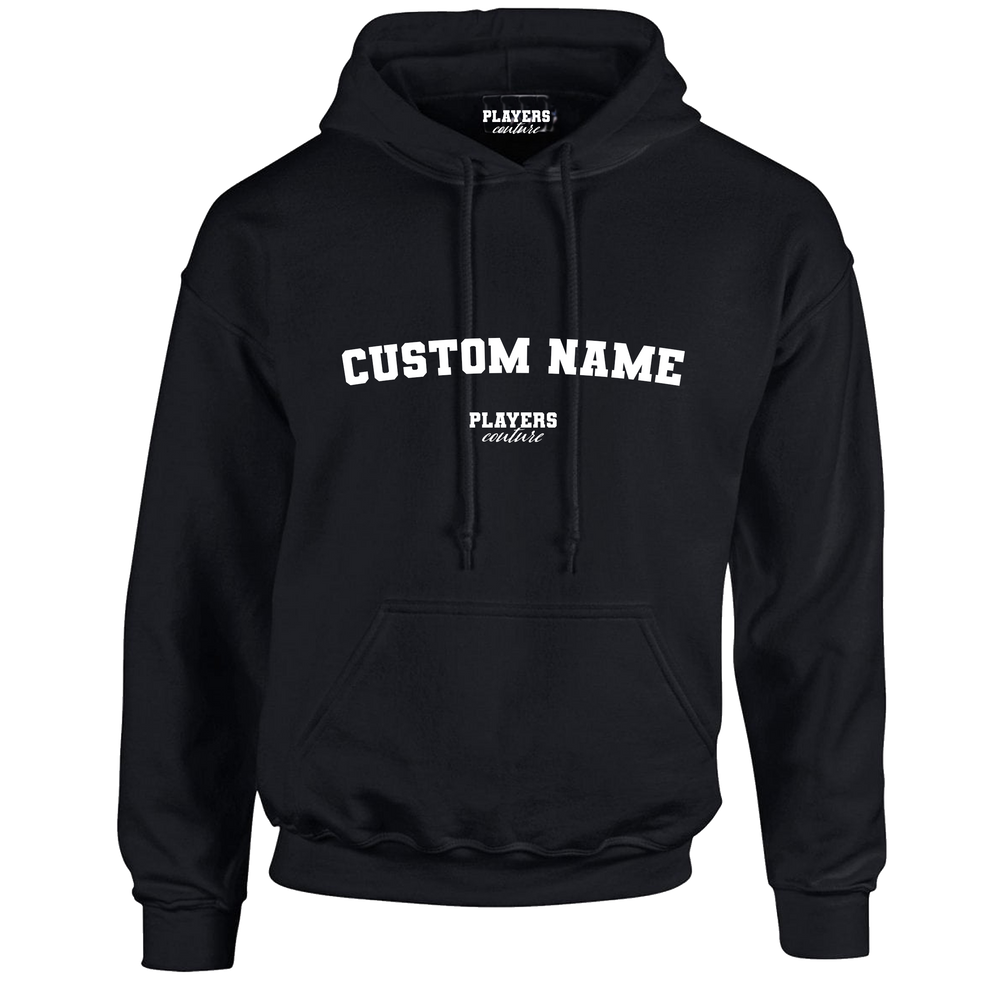 Black Custom Great Value Players Couture Men's Basic Hoodie Black