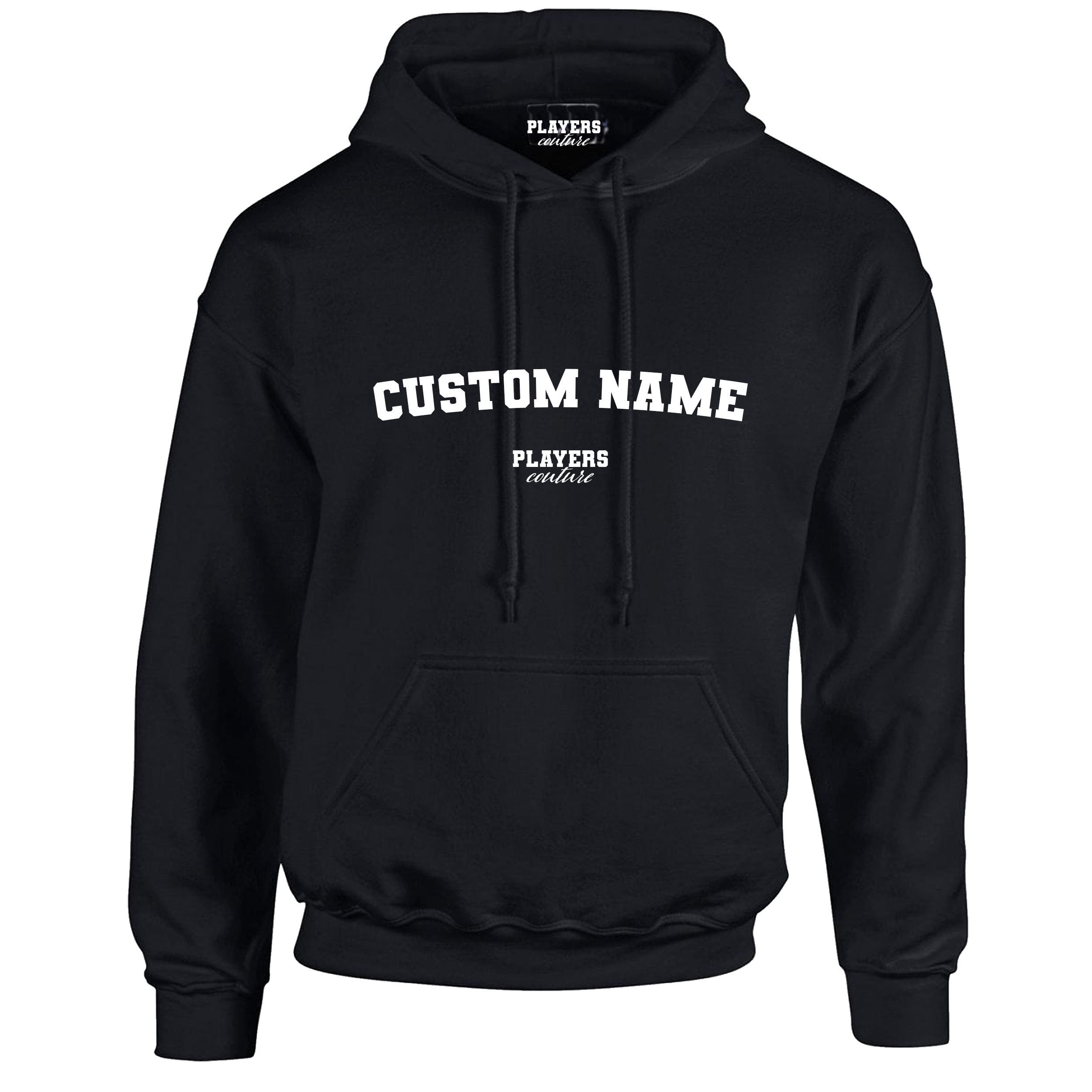 Black Custom Great Value Players Couture Men's Basic Hoodie