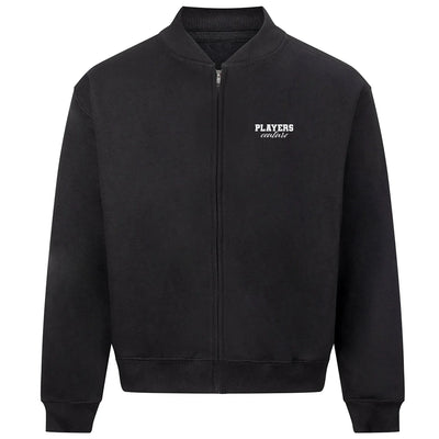 Essentials Collection hoodie – black men's hoodie with white Essentials Collection letters and Players Couture logo on the