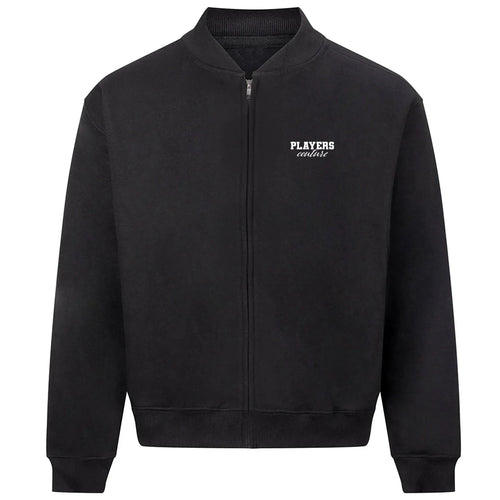 Essentials Collection hoodie – black men's hoodie with white Essentials Collection letters and Players Couture logo on the