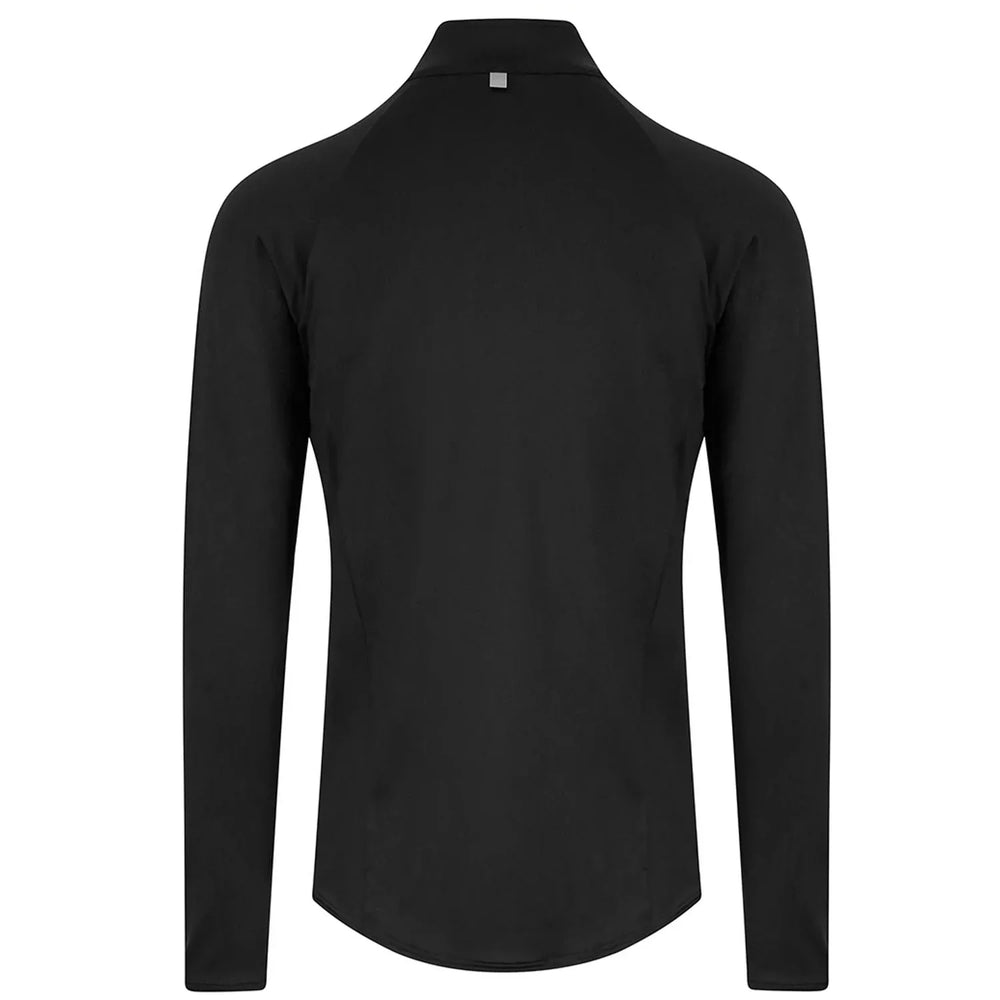 Essentials Collection Players Couture Men's Active Stretch Half Zip Black Top
