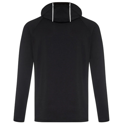 Essentials Collection hoodie – black men's hoodie with white Essentials Collection letters and Players Couture logo on the