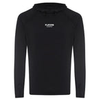 Essentials Collection hoodie – black men's hoodie with white Essentials Collection letters and Players Couture logo on the