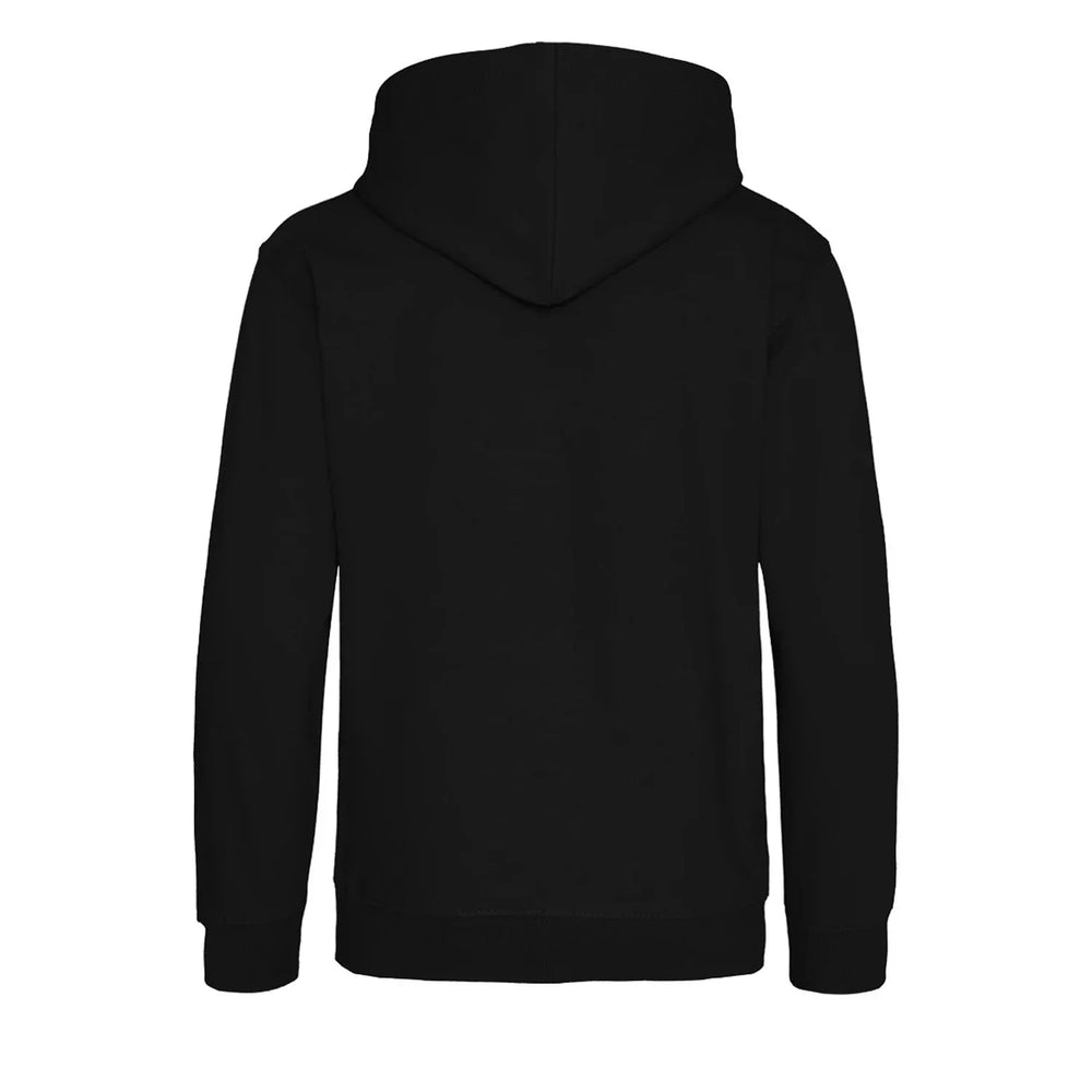 Essentials Collection hoodie – black kids' hoodie with white Essentials Collection letters and Players Couture logo on the