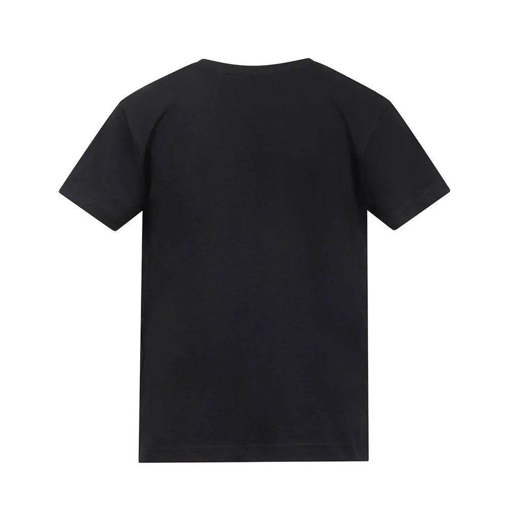 Essentials Collection t-shirt – black kids' t-shirt with white Essentials Collection letters and Players Couture logo on the