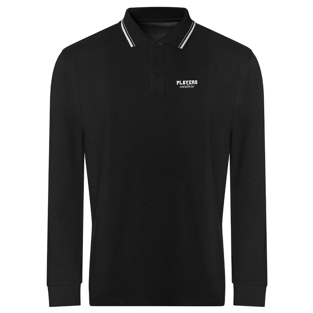 Essentials Collection hoodie – black men's hoodie with white Essentials Collection letters and Players Couture logo on the