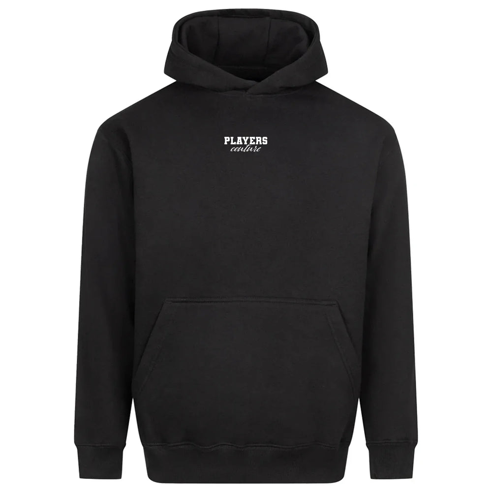Essentials Collection Players Couture Men's Heavyweight Black Hoodie - Black / XS | Basics, Essentials Collection, Hoodies, Men's