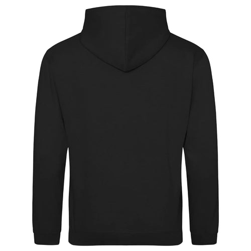 Essentials Collection hoodie – black men's hoodie with white Essentials Collection letters and Players Couture logo on the